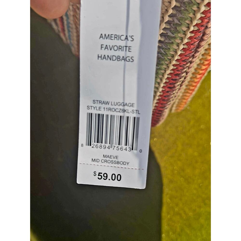 NWT Rosetti Midge Mid Crossbody Bag Multi-Stripe – Essential Everyday Organizer - Picture 6 of 6